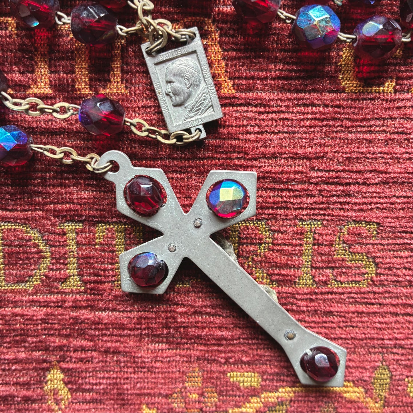 Spinner Rosary John Paul II