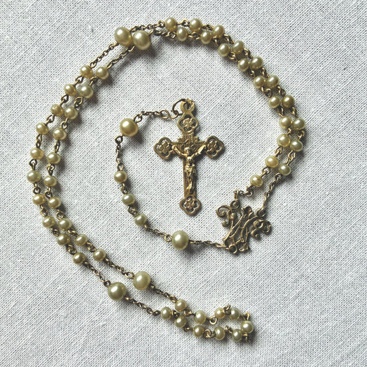 Vermeil Gold Rosary