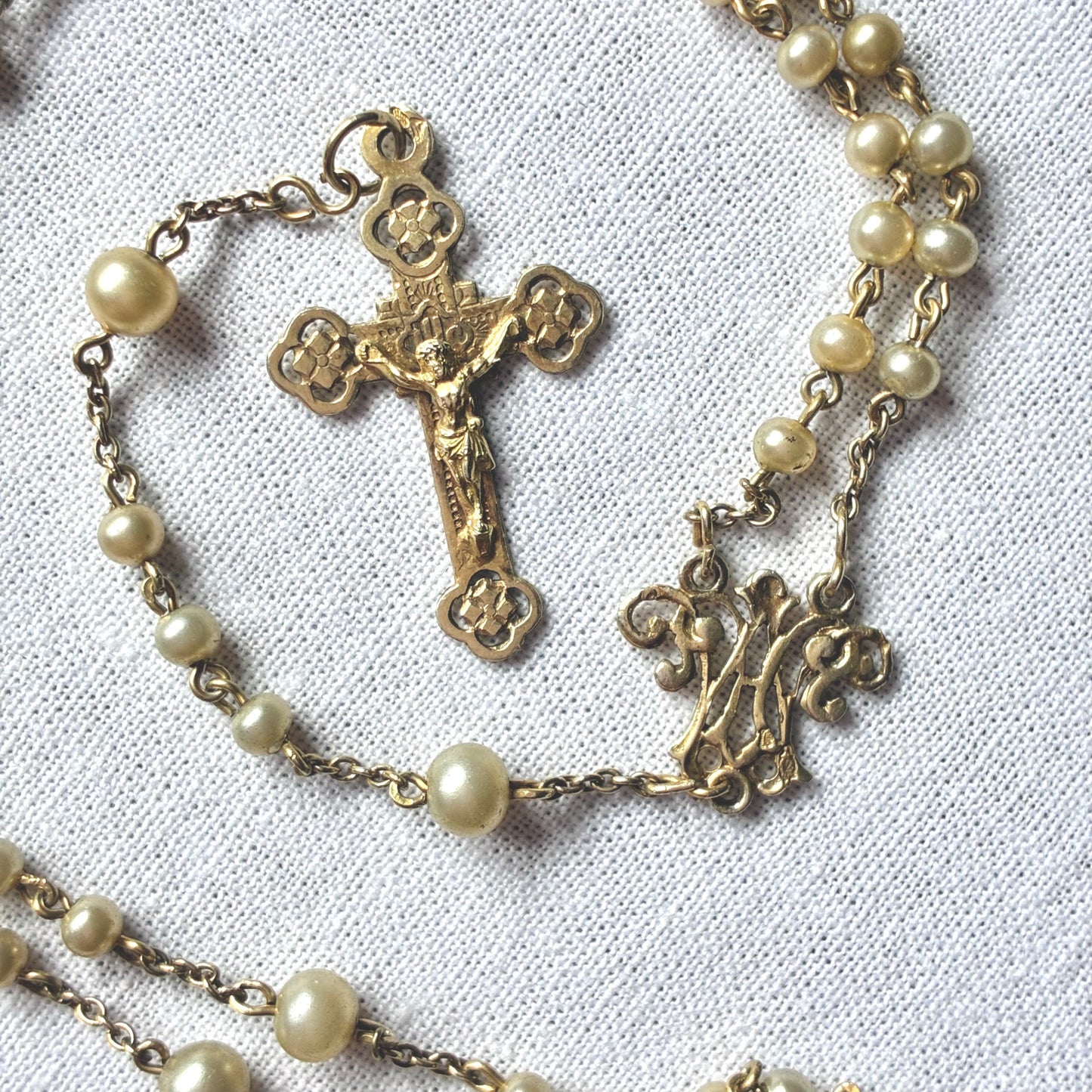 Vermeil Gold Rosary