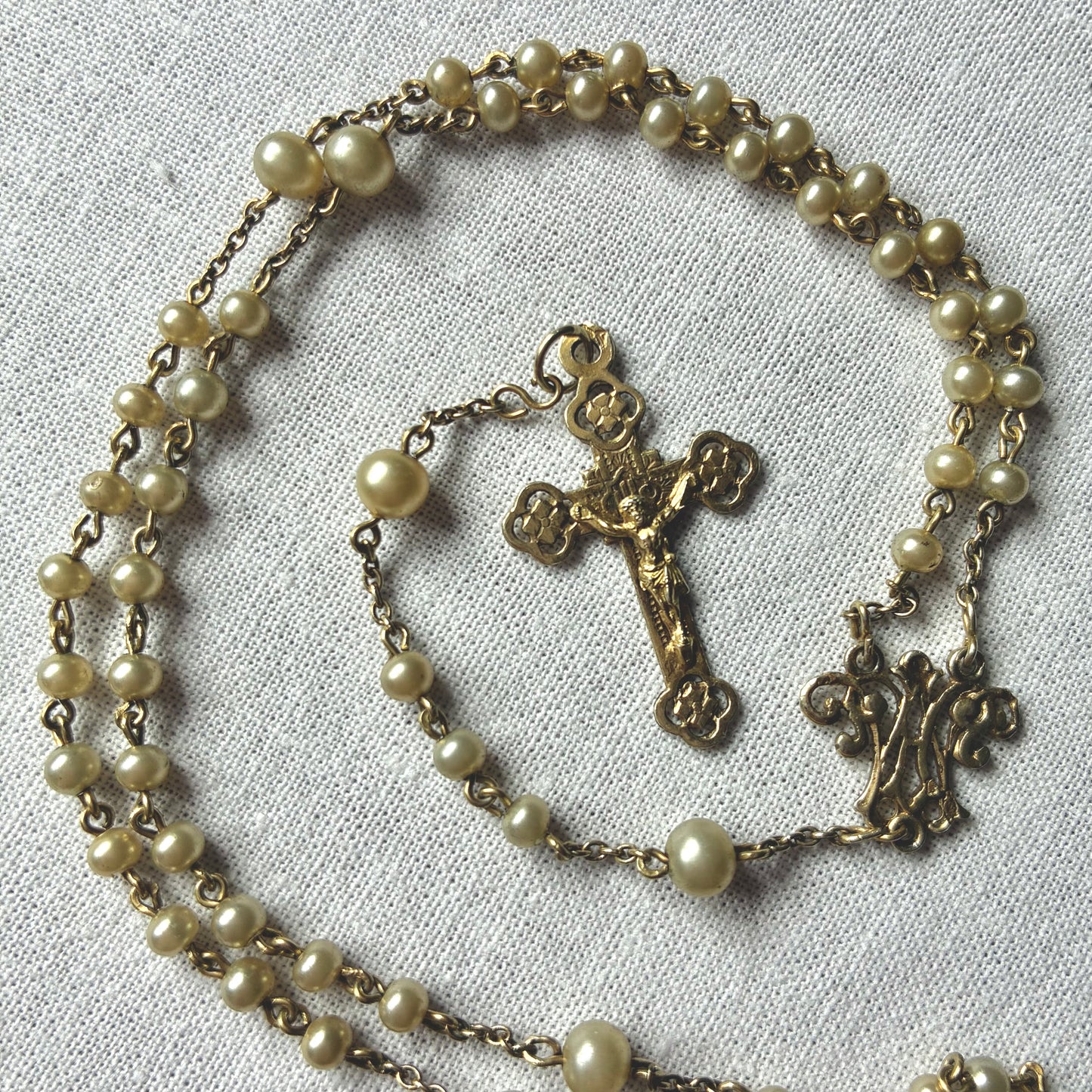 Vermeil Gold Rosary