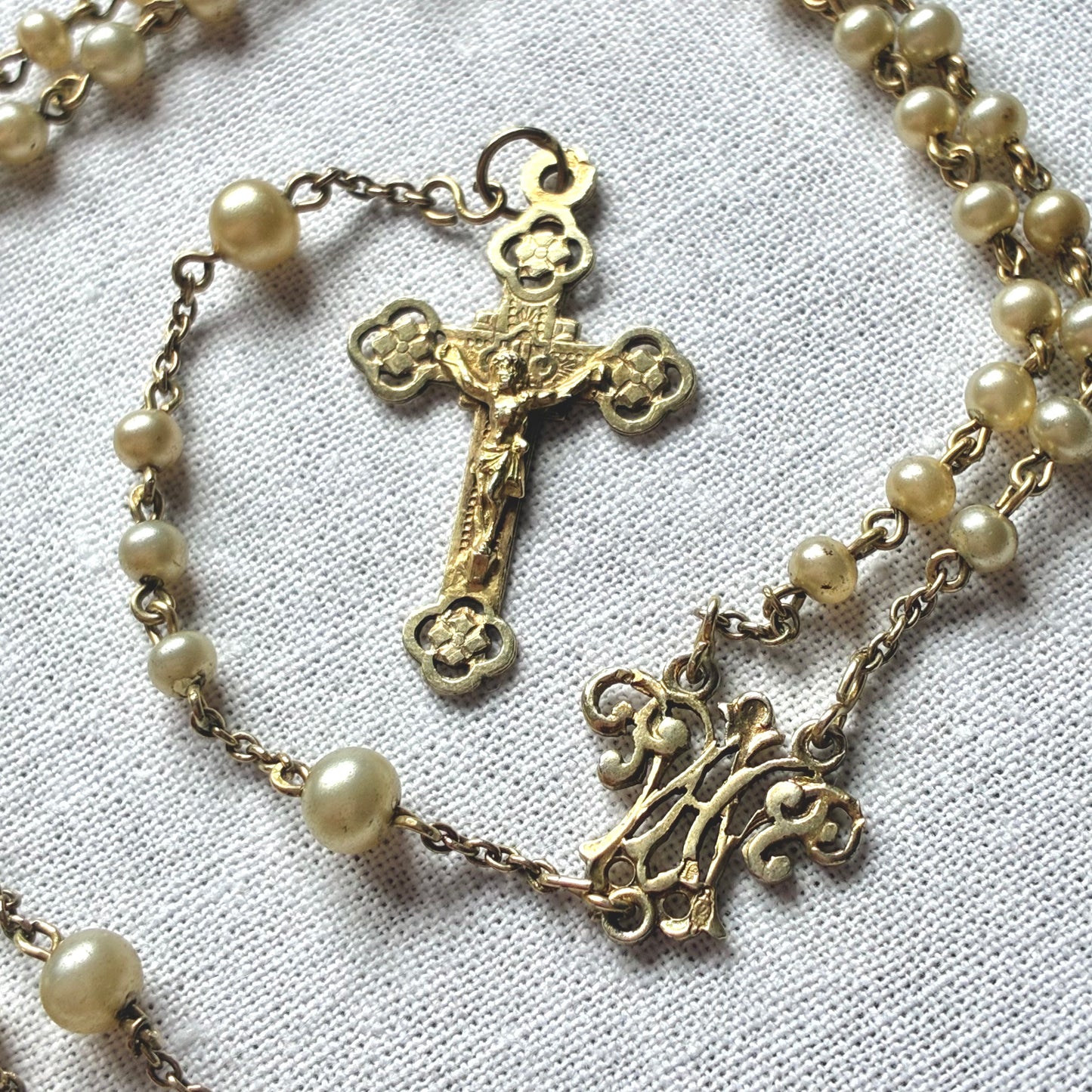Vermeil Gold Rosary