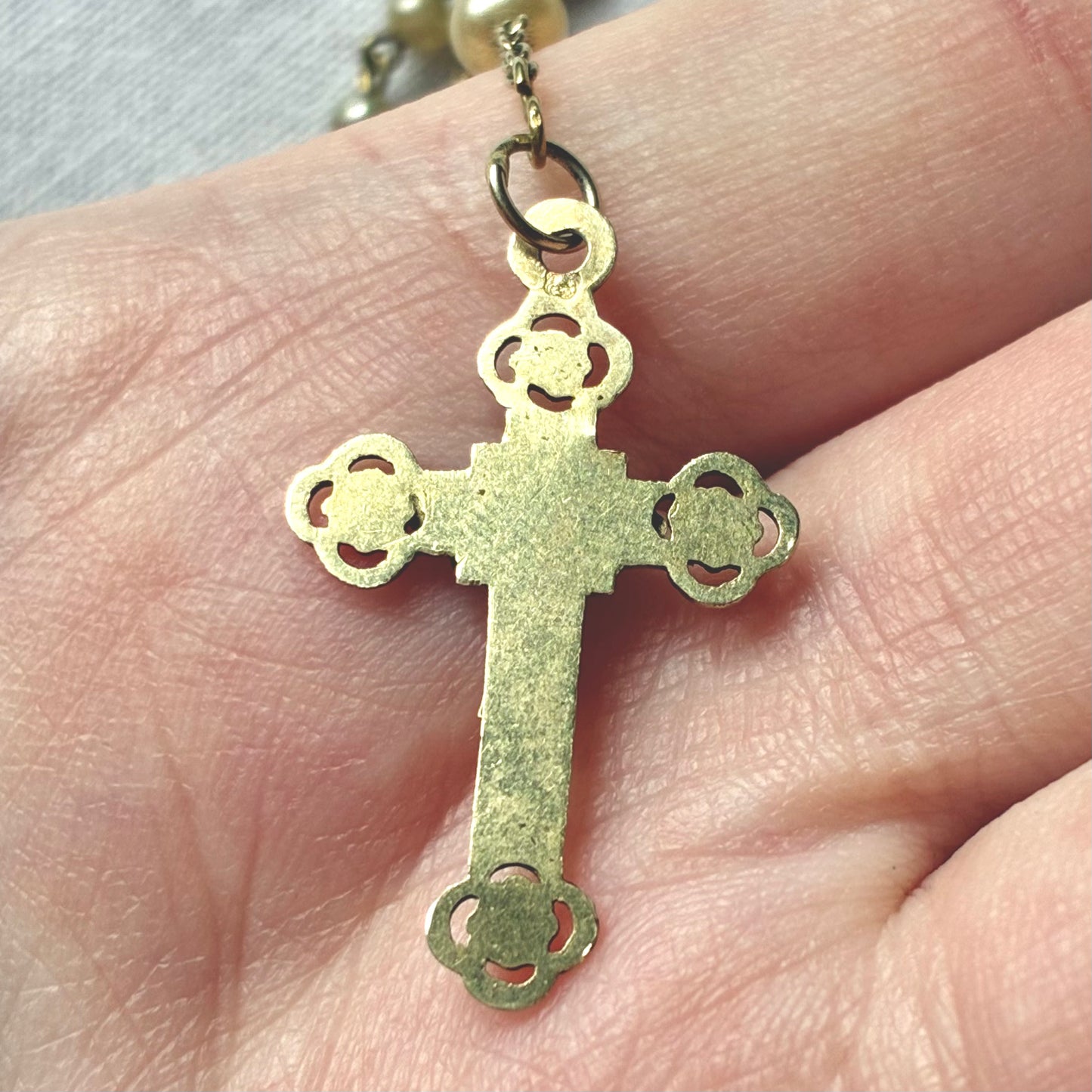 Vermeil Gold Rosary