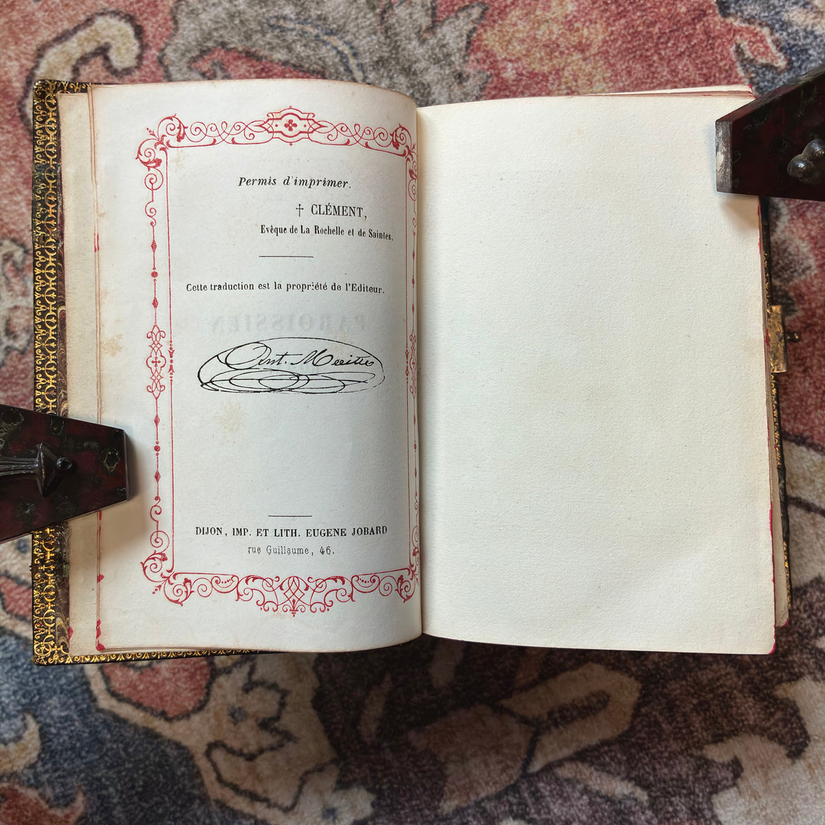 Paroissien Romain 1859 Coloured Edge