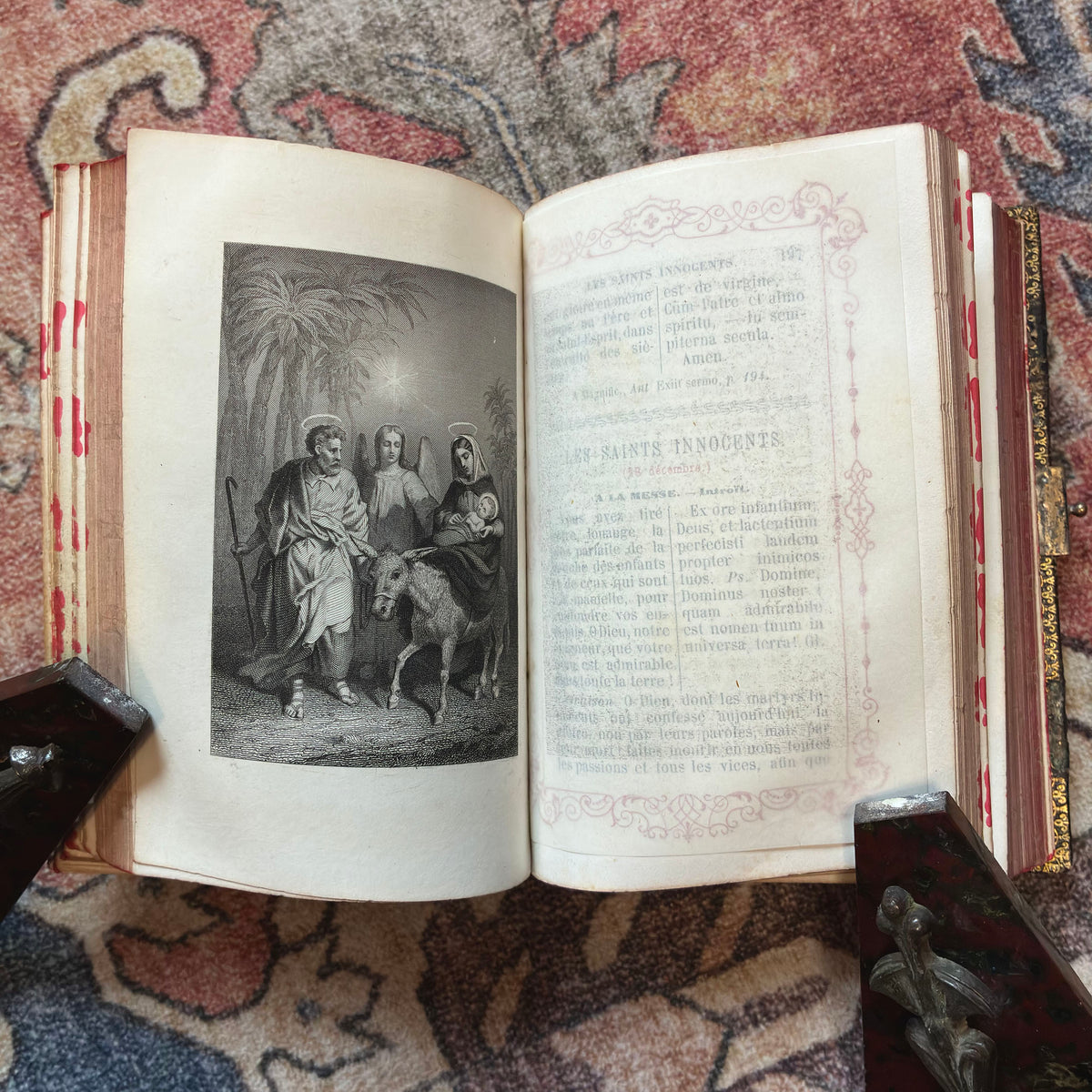 Paroissien Romain 1859 Coloured Edge