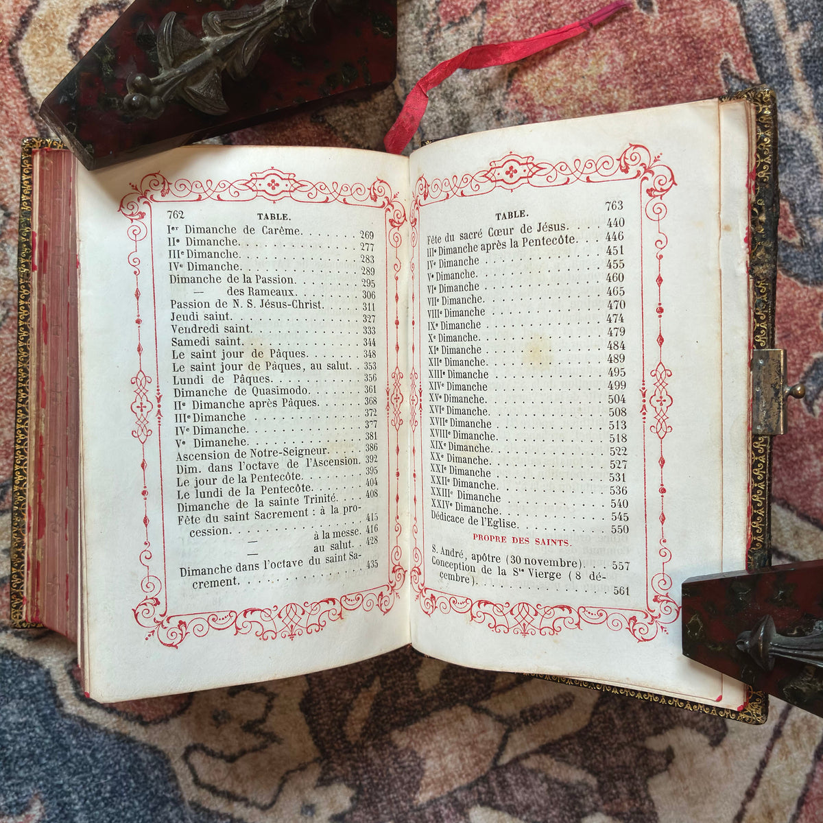 Paroissien Romain 1859 Coloured Edge