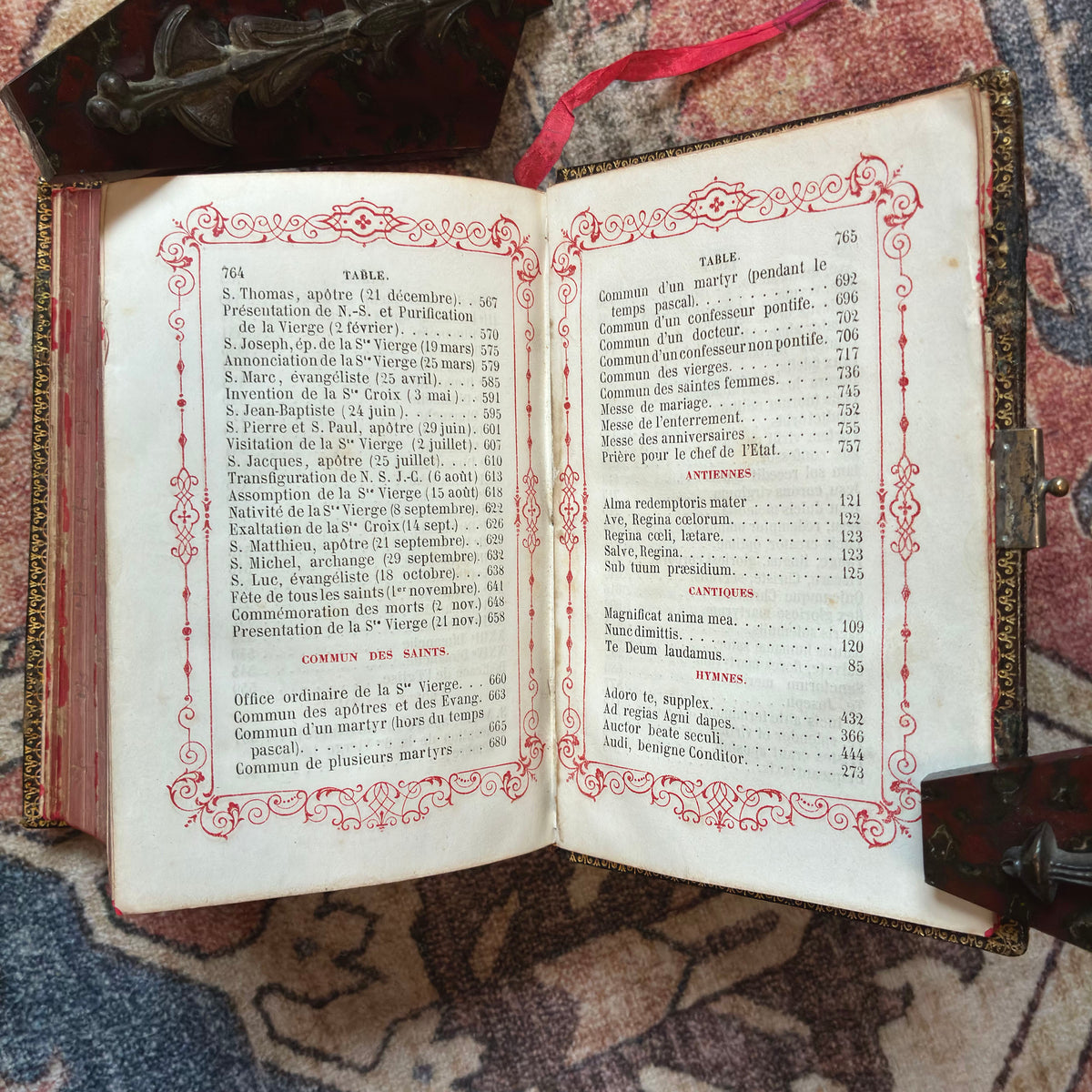 Paroissien Romain 1859 Coloured Edge