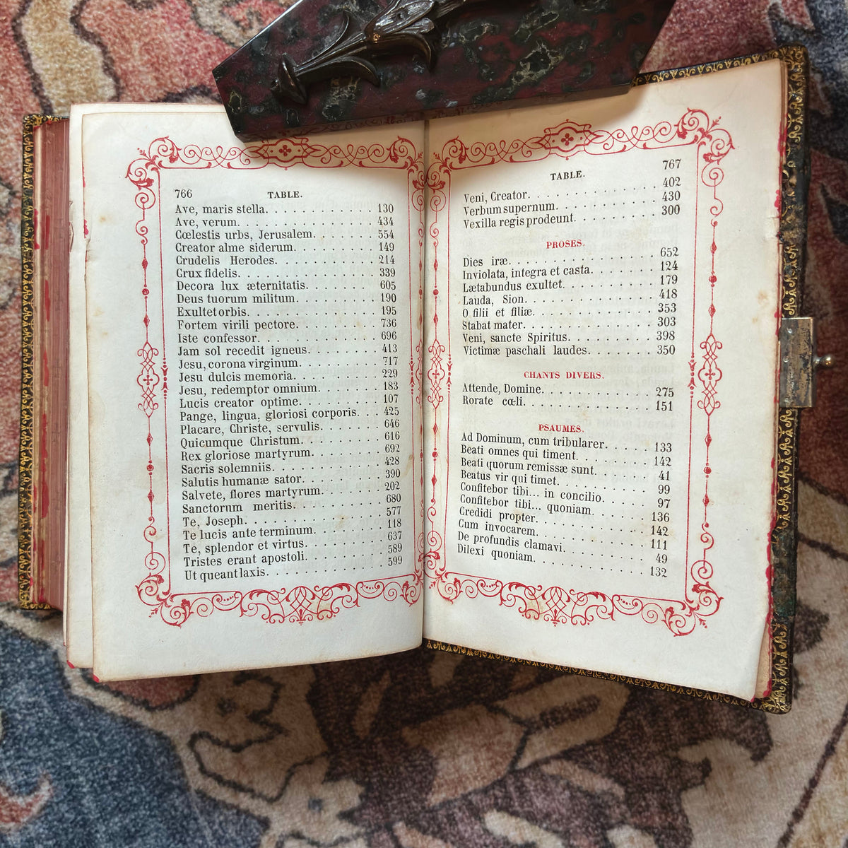 Paroissien Romain 1859 Coloured Edge