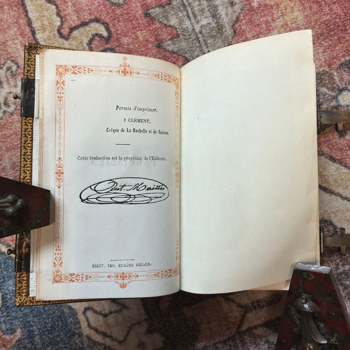 Paroissien Romain 1866 Coloured Edge