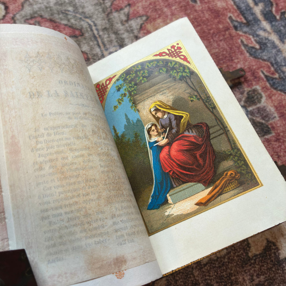 Paroissien Romain 1866 Coloured Edge
