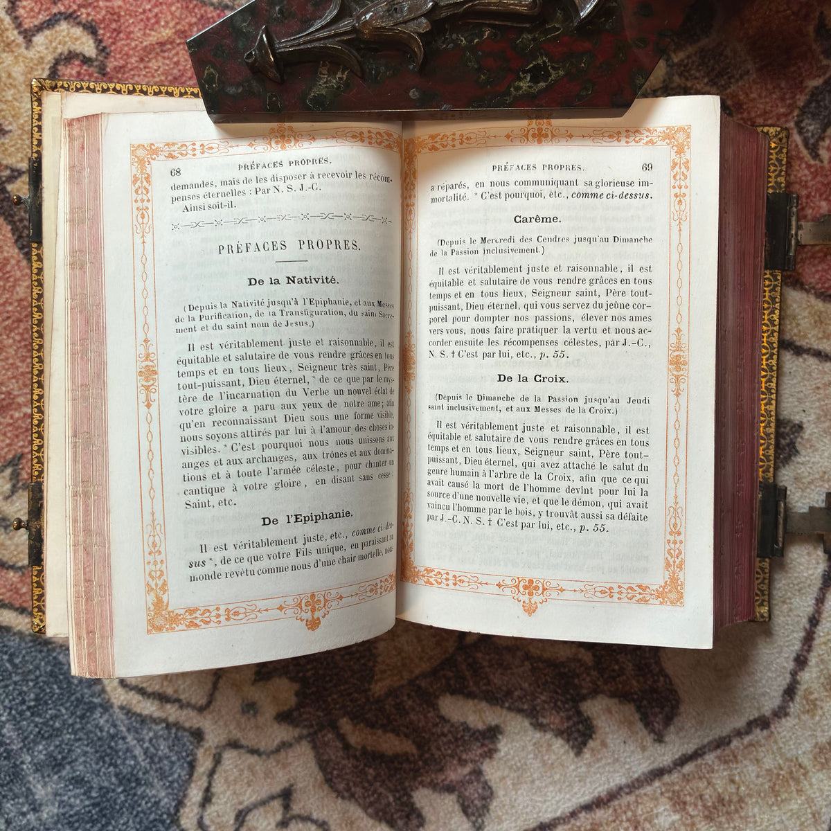 Paroissien Romain 1866 Coloured Edge
