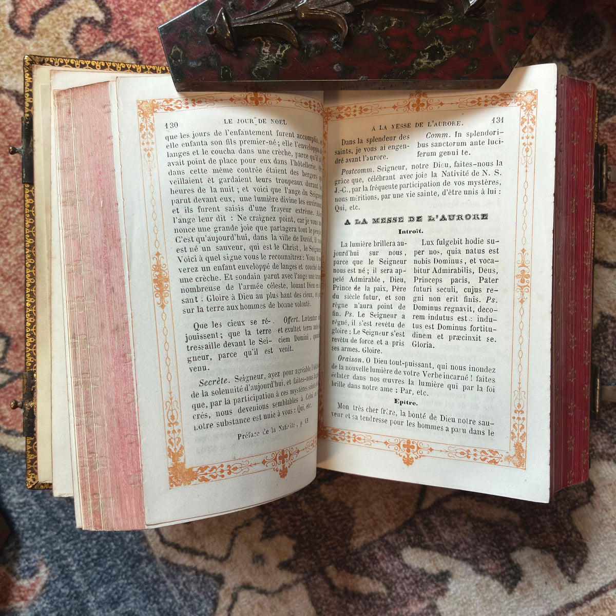 Paroissien Romain 1866 Coloured Edge
