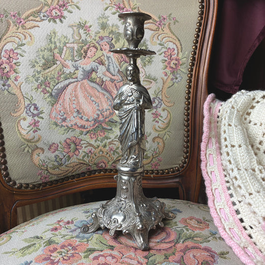 Rococo Christ Candlestick