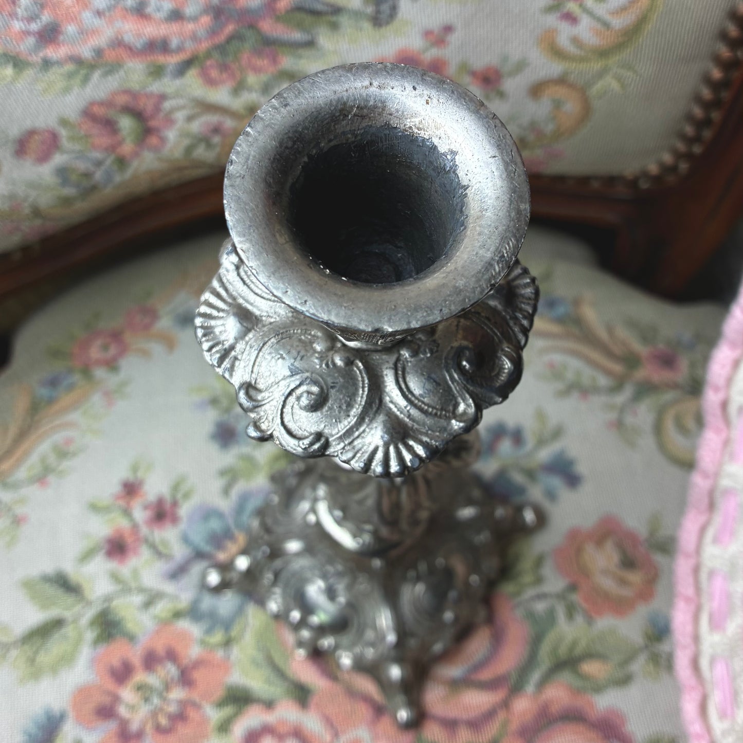 Rococo Christ Candlestick