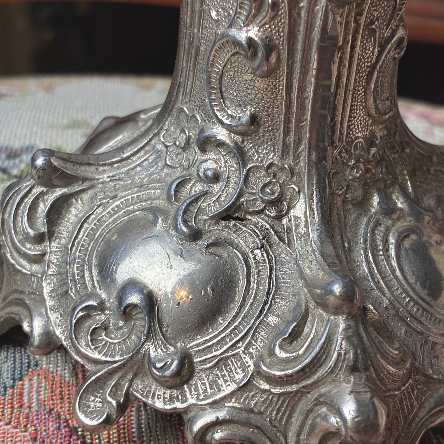 Rococo Christ Candlestick