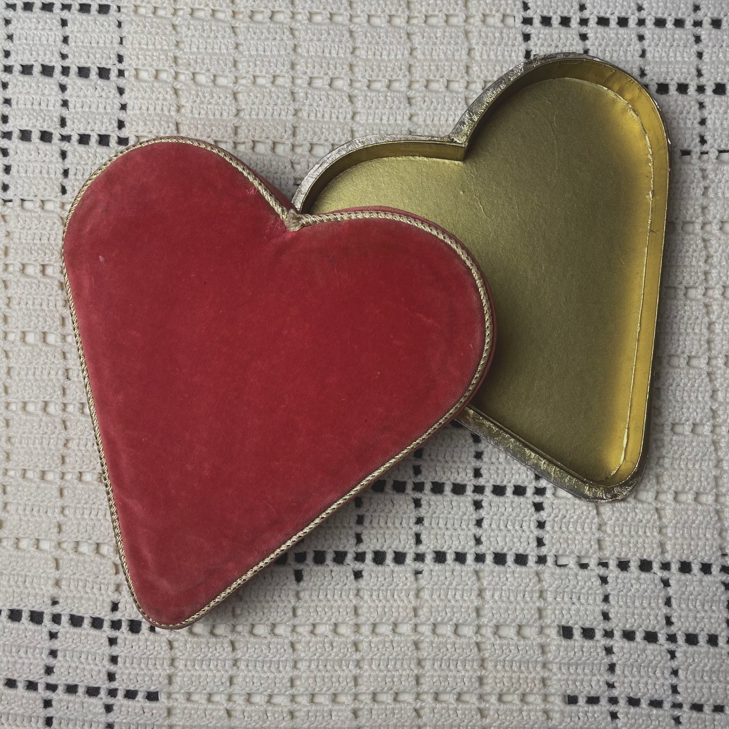 Vintage Velvet Chocolate Box