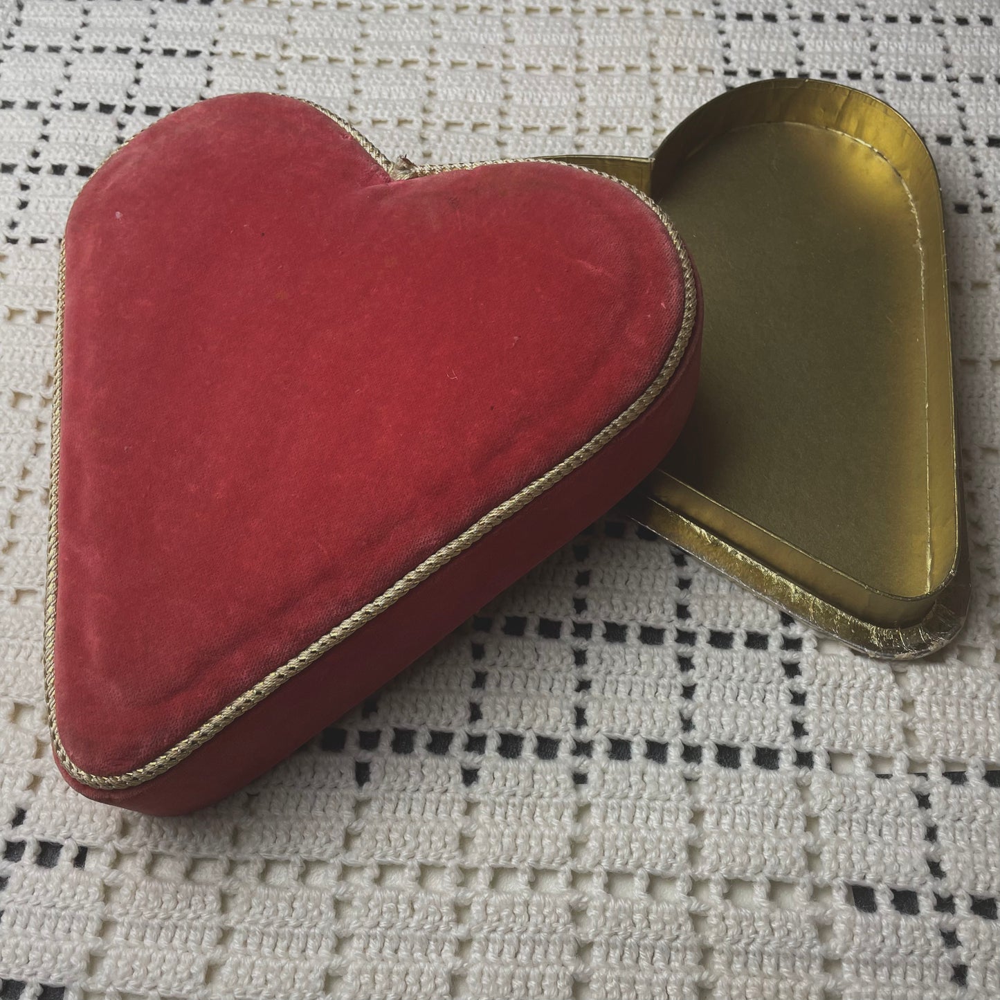 Vintage Velvet Chocolate Box