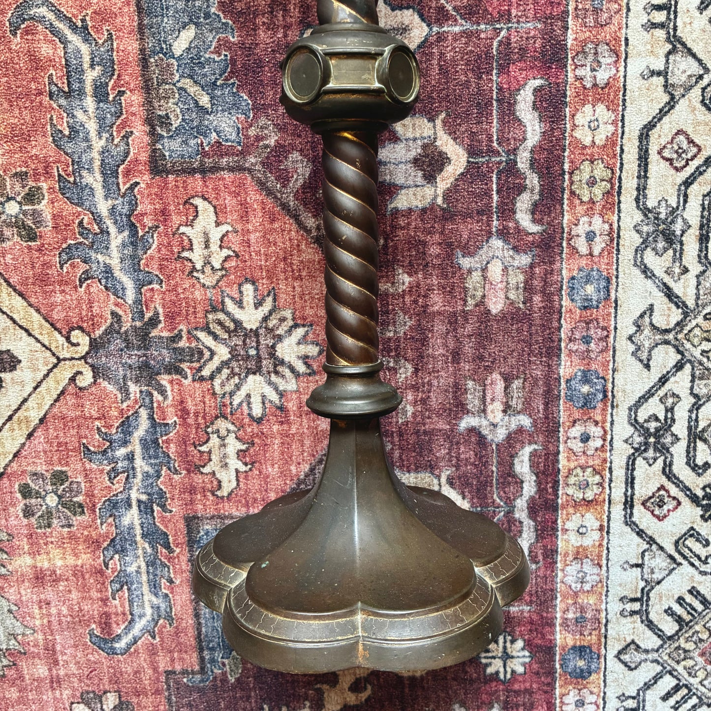 Church Candle Holder IHS