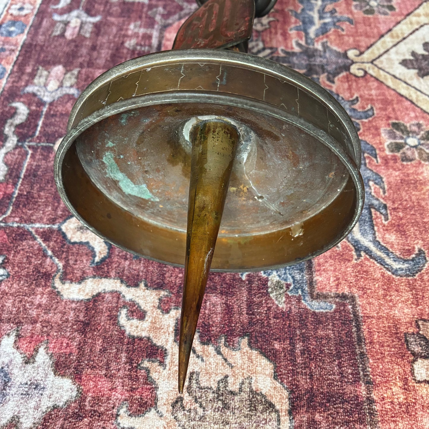 Church Candle Holder IHS