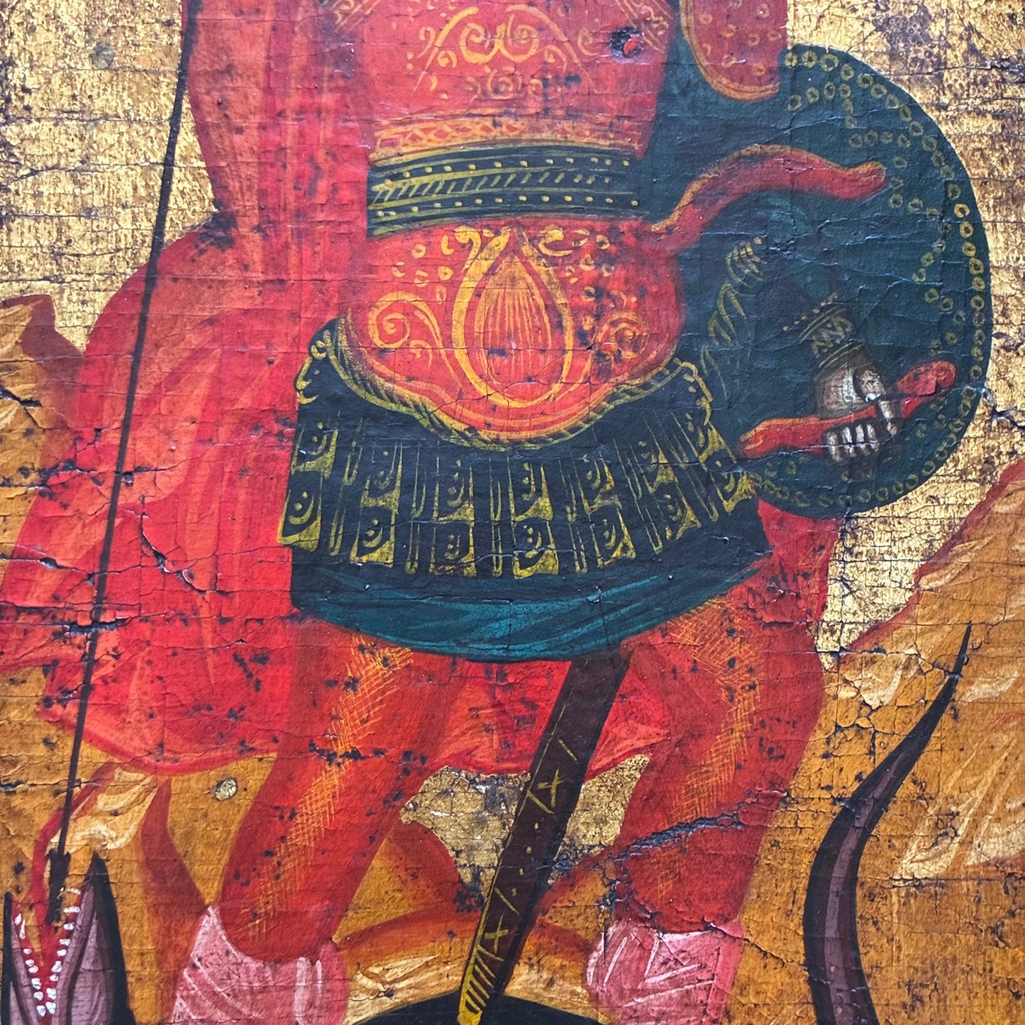 Icon Saint George Slaying The Dragon