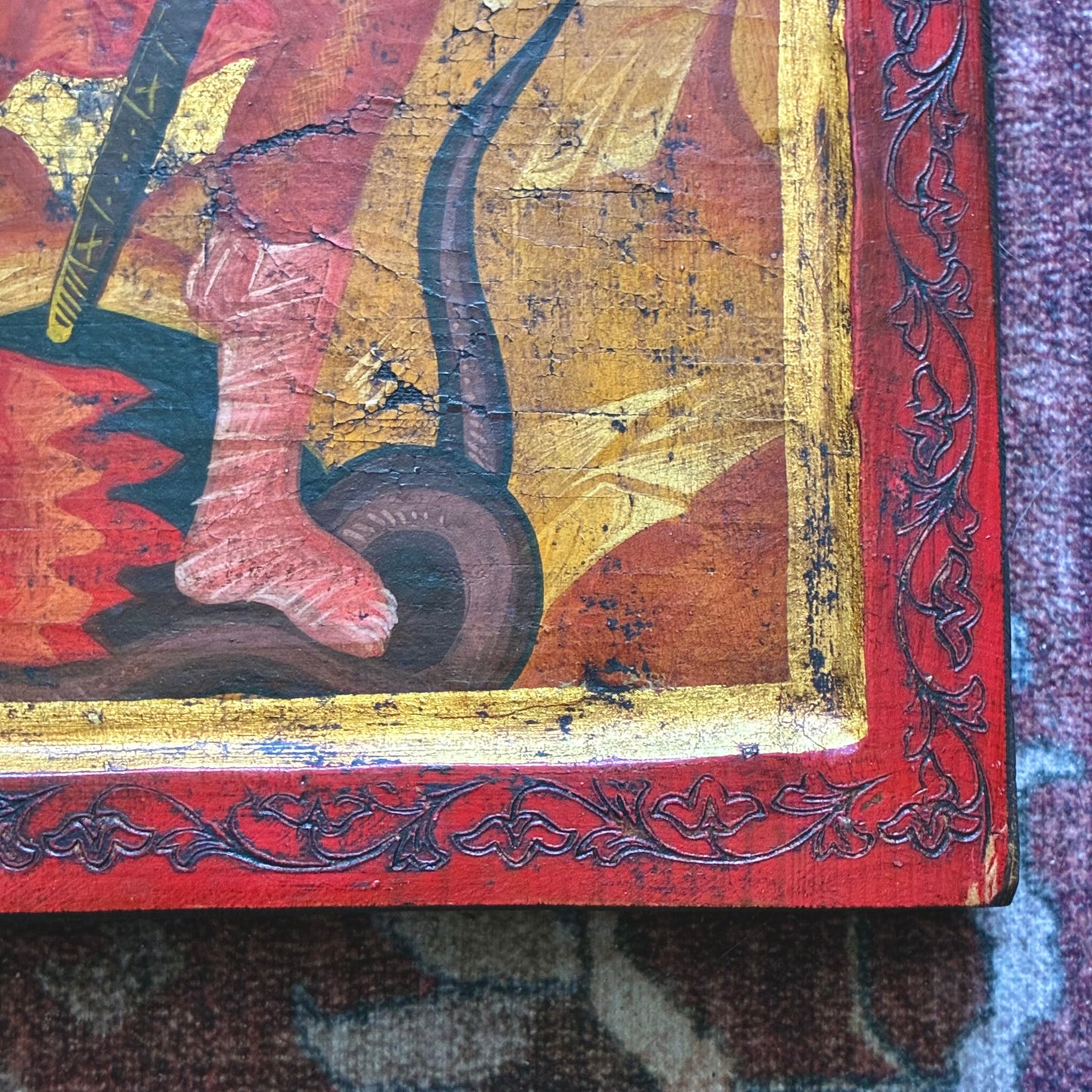 Icon Saint George Slaying The Dragon