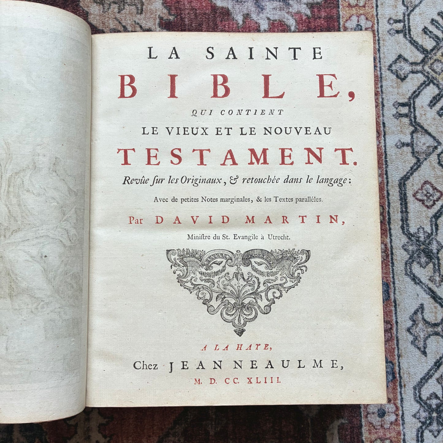 La Sainte Bible - The Synode Wallon