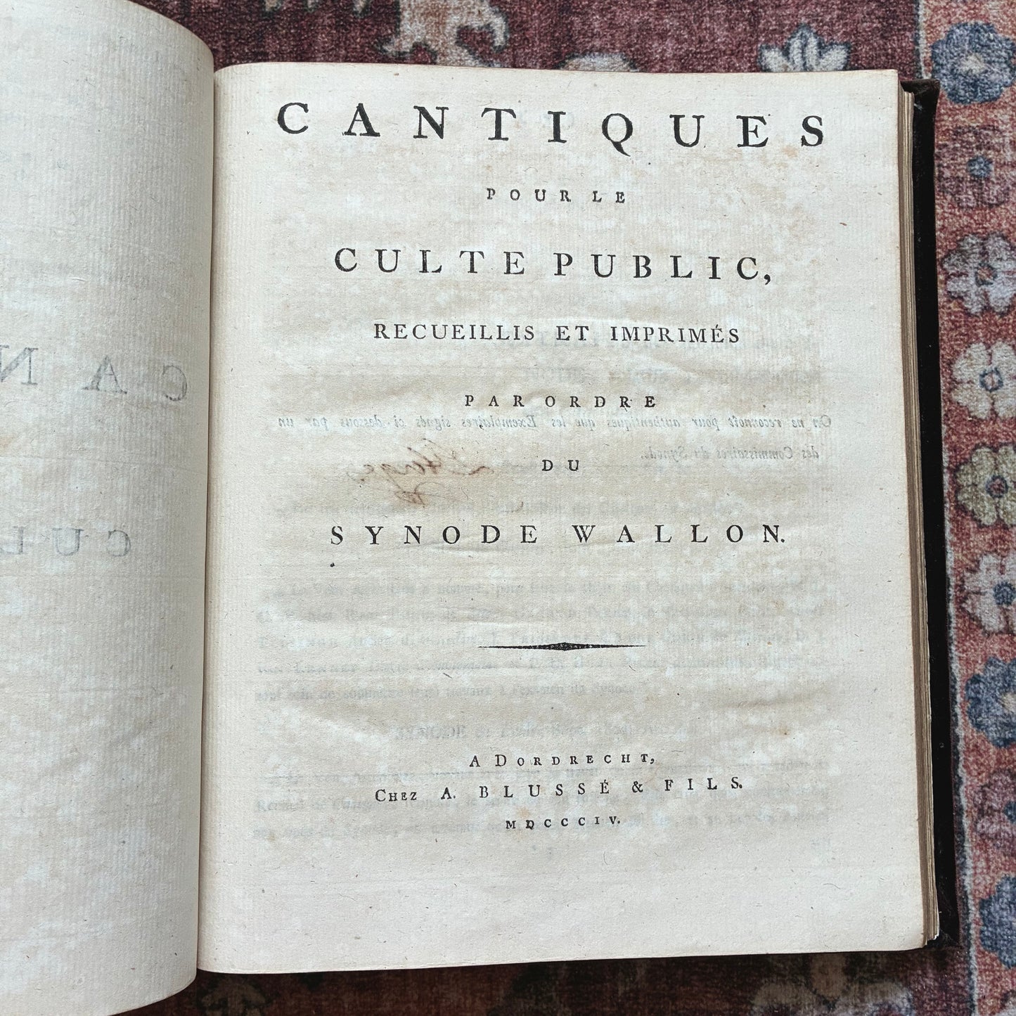 La Sainte Bible - The Synode Wallon