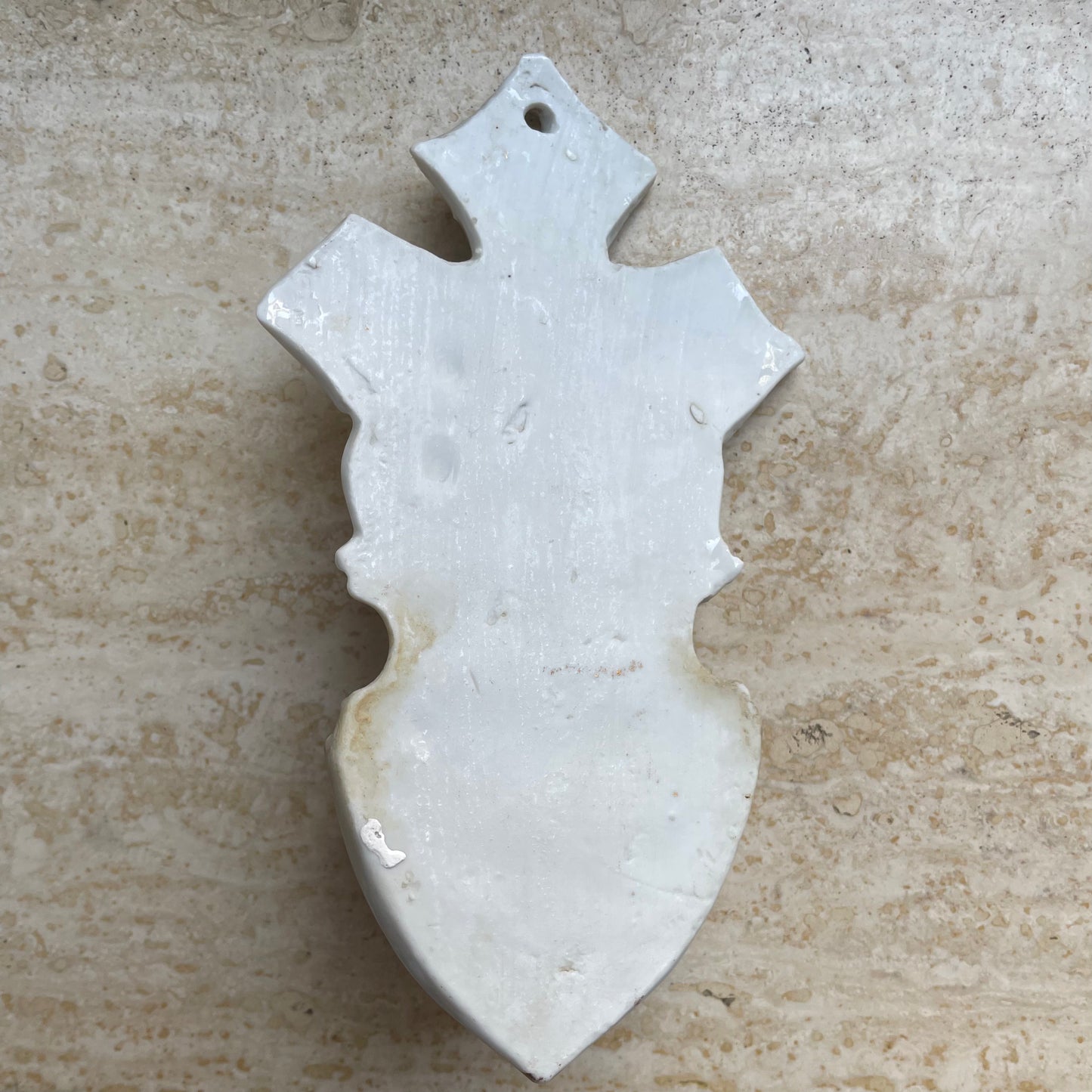 French Porcelain Holy Water Font