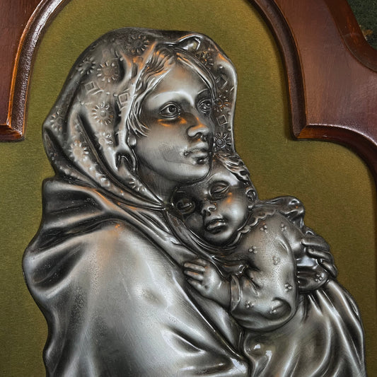 Wall Plaque Madonna and Child