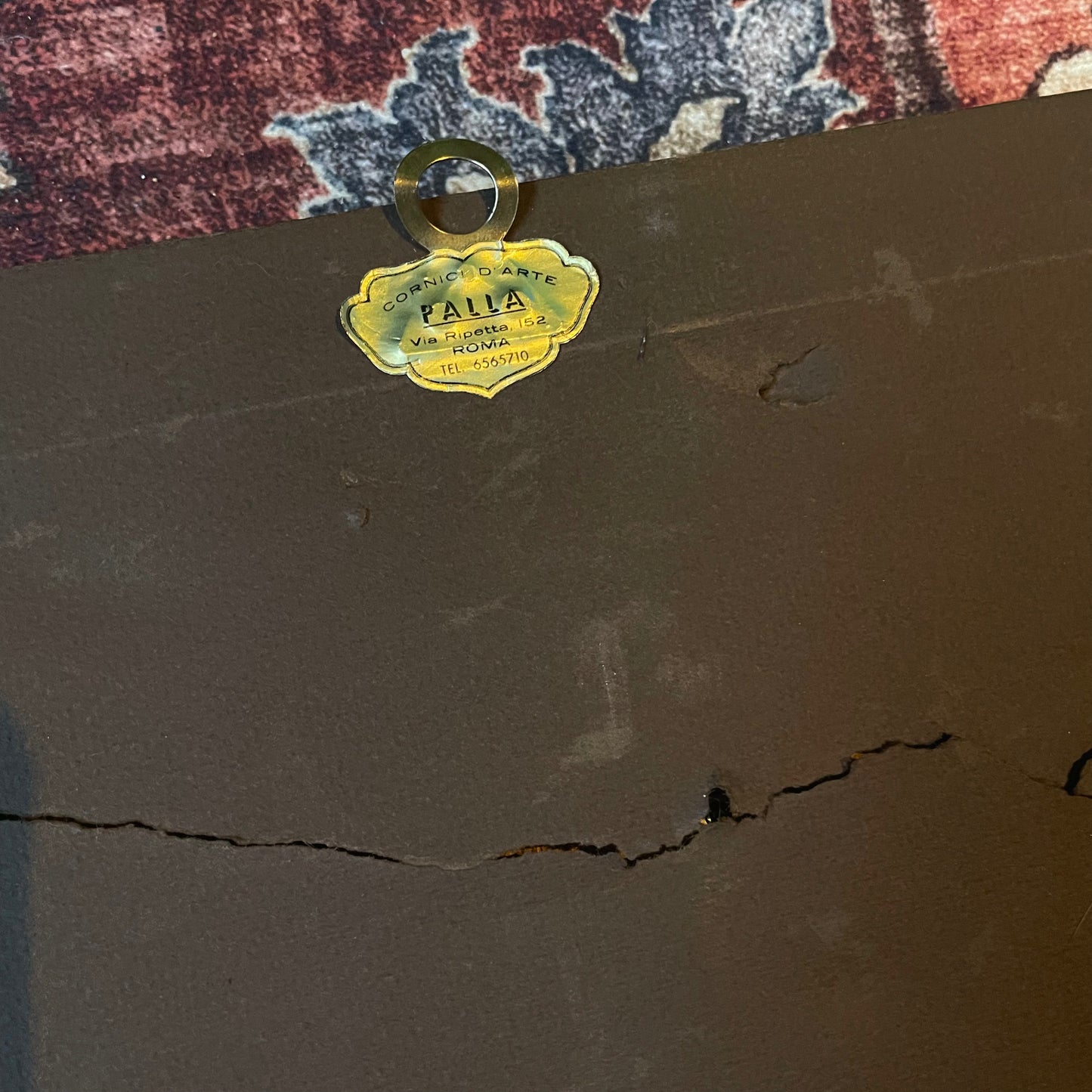 Framed Bronze Christ