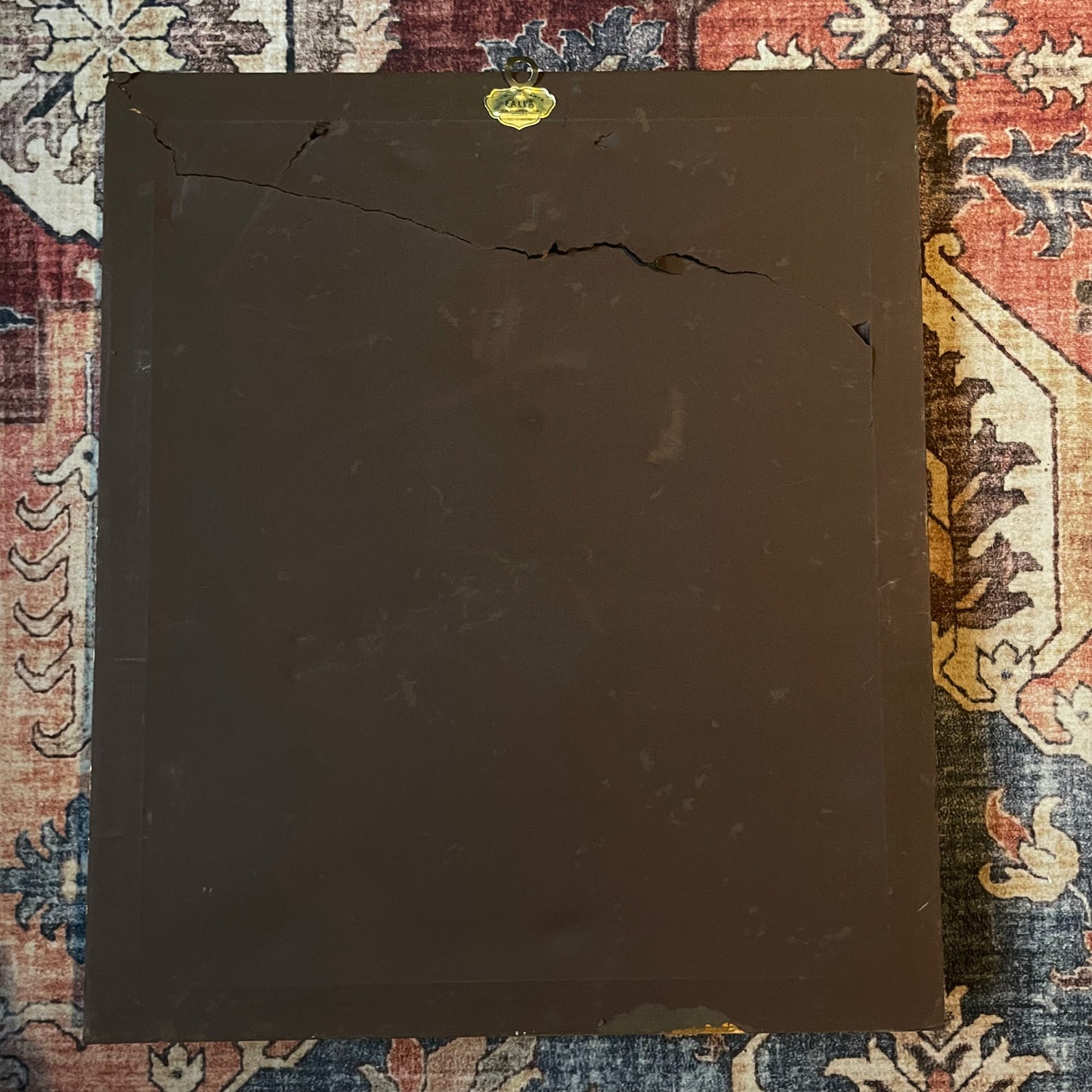 Framed Bronze Christ