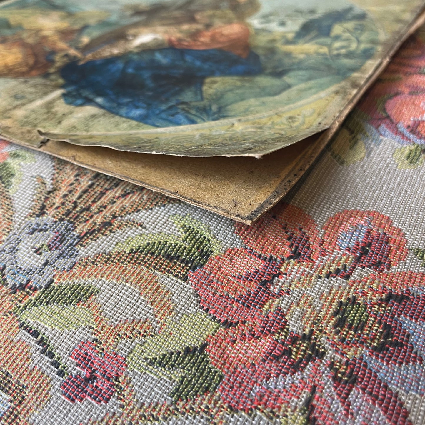 Holy Family with Angel Print