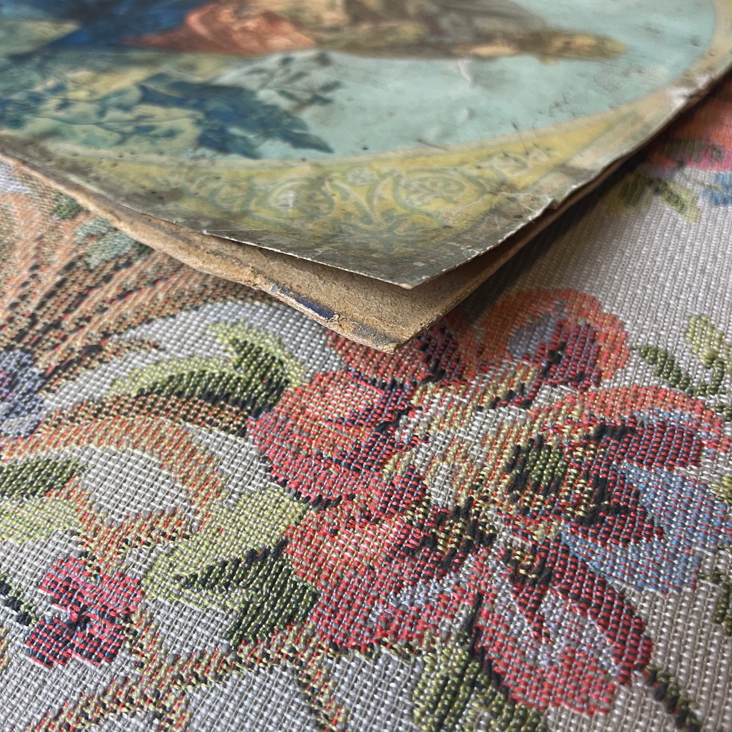 Holy Family with Angel Print