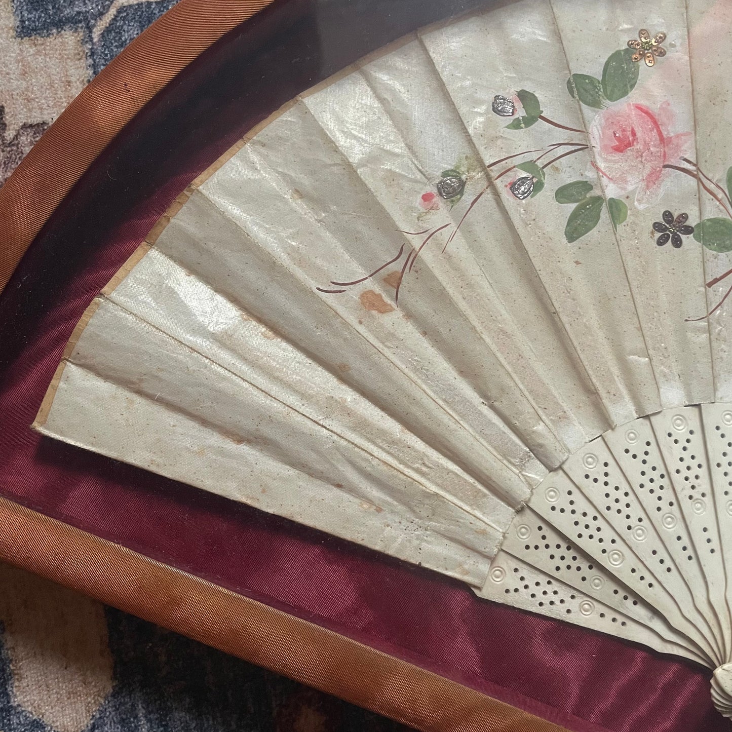 Framed Victorian Fan