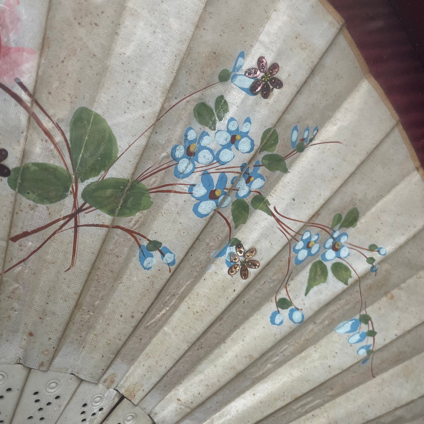 Framed Victorian Fan