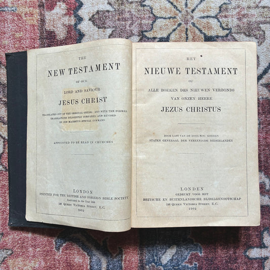 Double New Testament - Dutch & English
