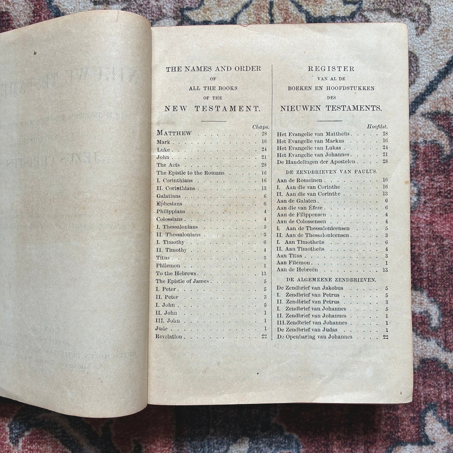 Double New Testament - Dutch & English