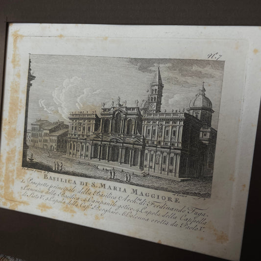 Basilica Di Santa Maria Maggiore - Aqua Forte 1820