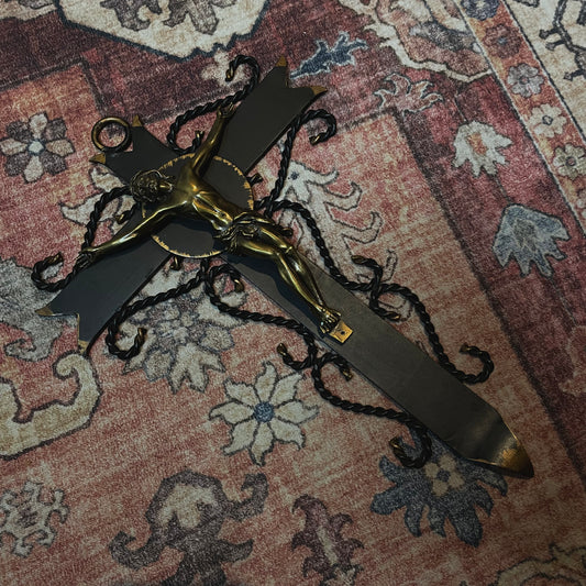 Italian Gothic Revival Crucifix