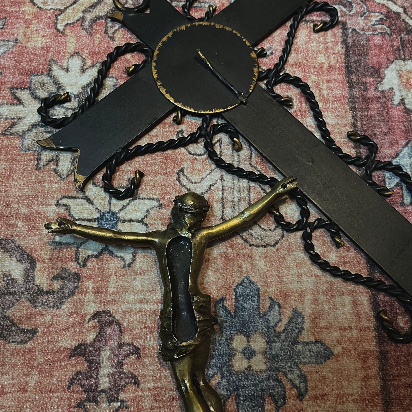 Italian Gothic Revival Crucifix