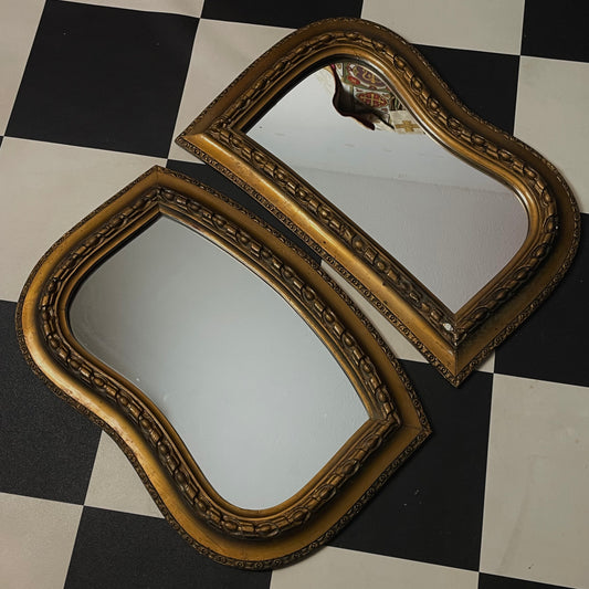 Wooden Mirror Set 19th Century