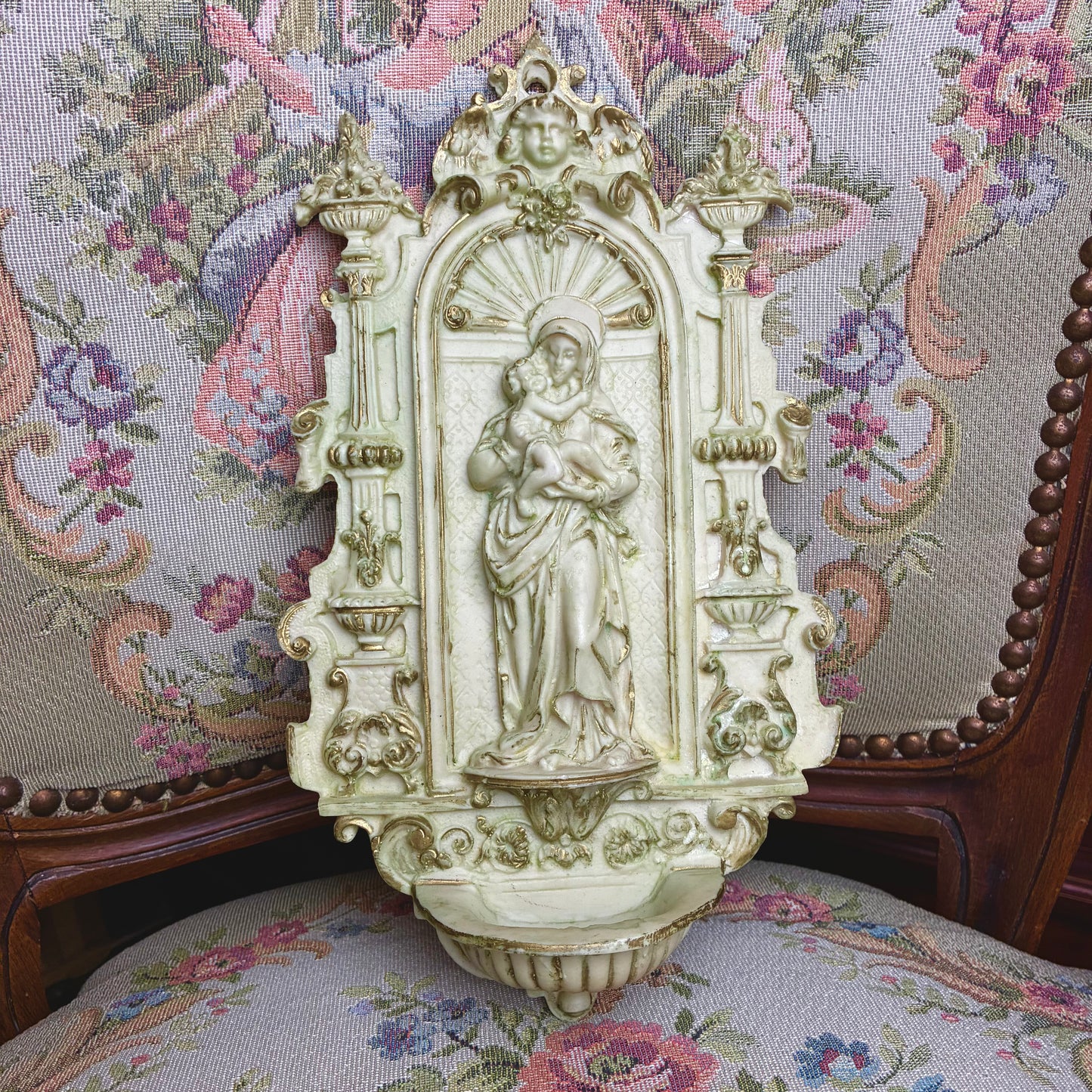 Neo-Rococo Holy Water Font