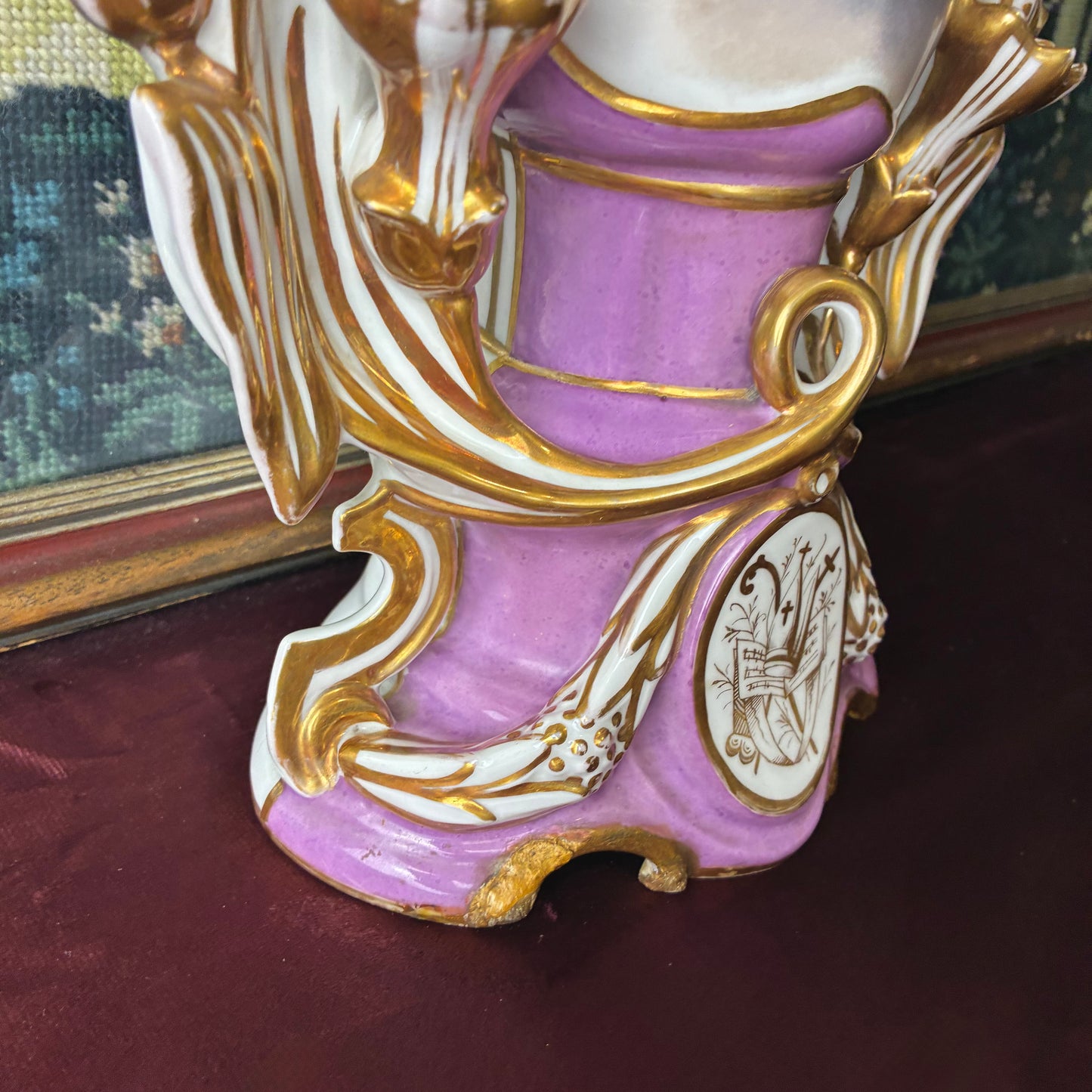 Sacred Heart Porcelain Vase