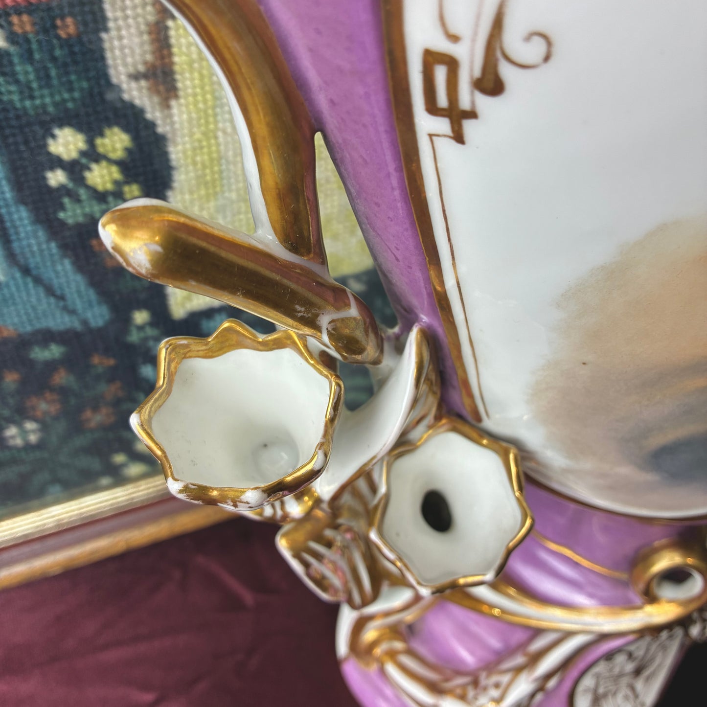 Sacred Heart Porcelain Vase