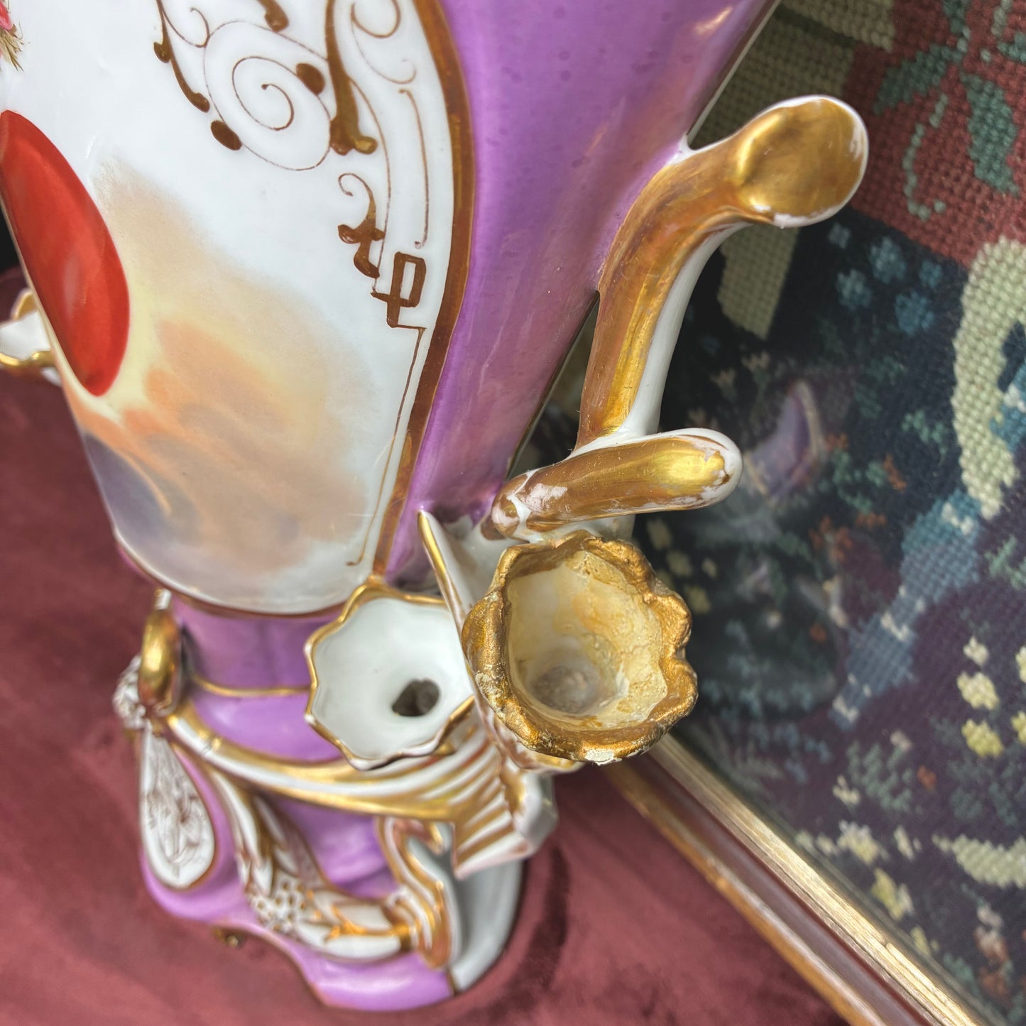 Sacred Heart Porcelain Vase