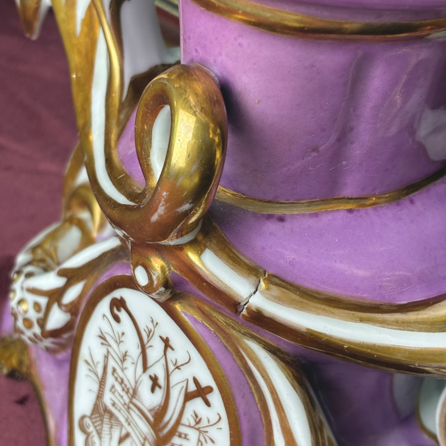 Sacred Heart Porcelain Vase