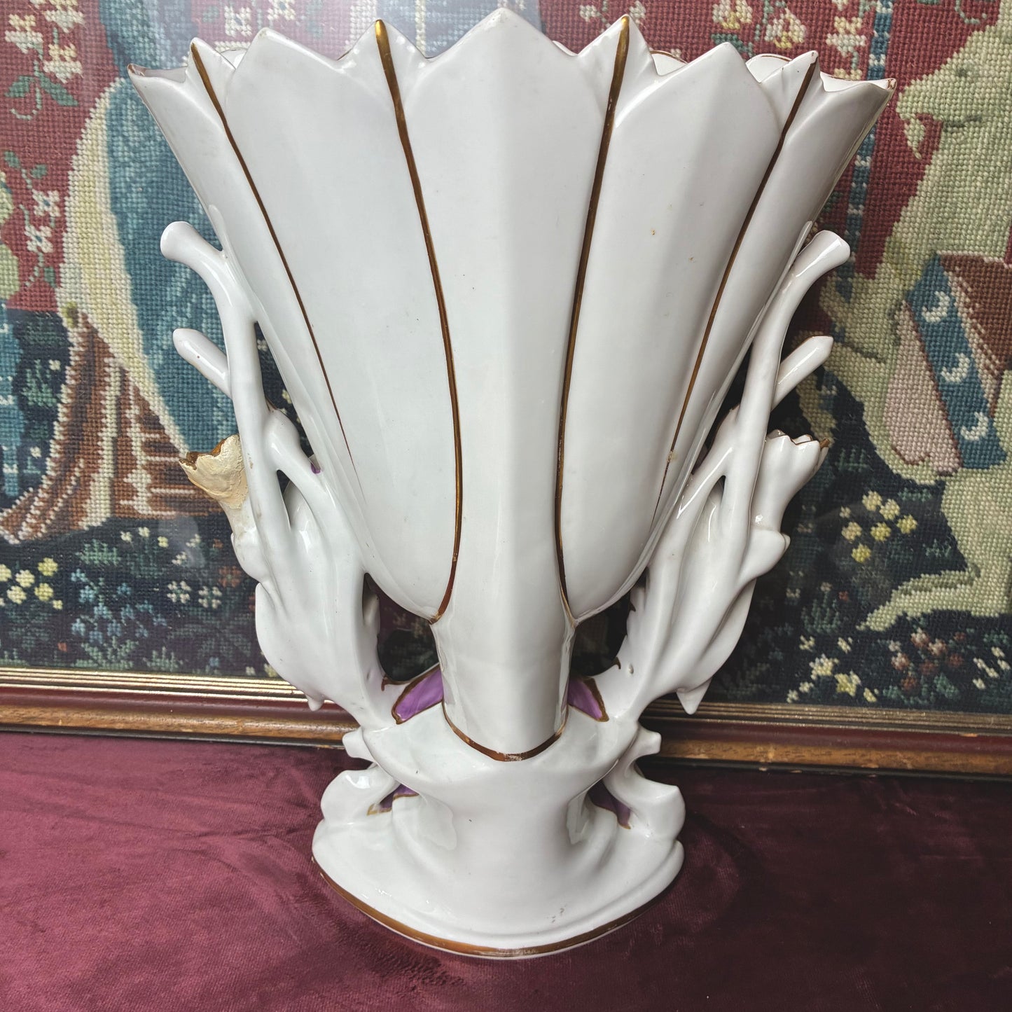 Sacred Heart Porcelain Vase