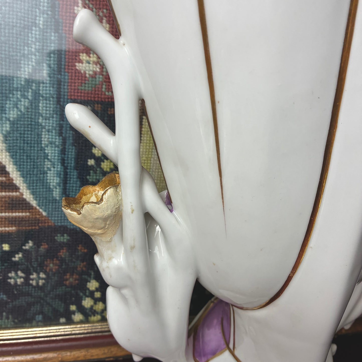 Sacred Heart Porcelain Vase