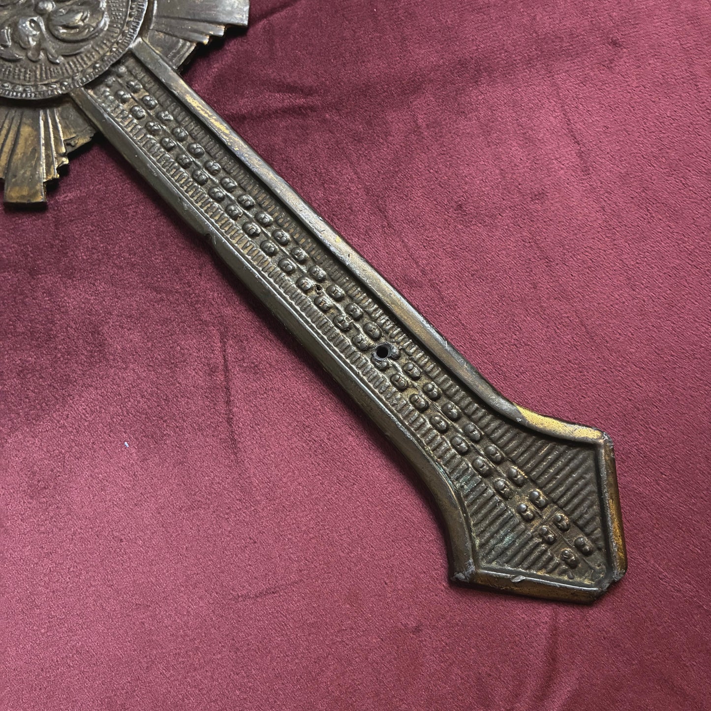 Foliate Rosette Cross