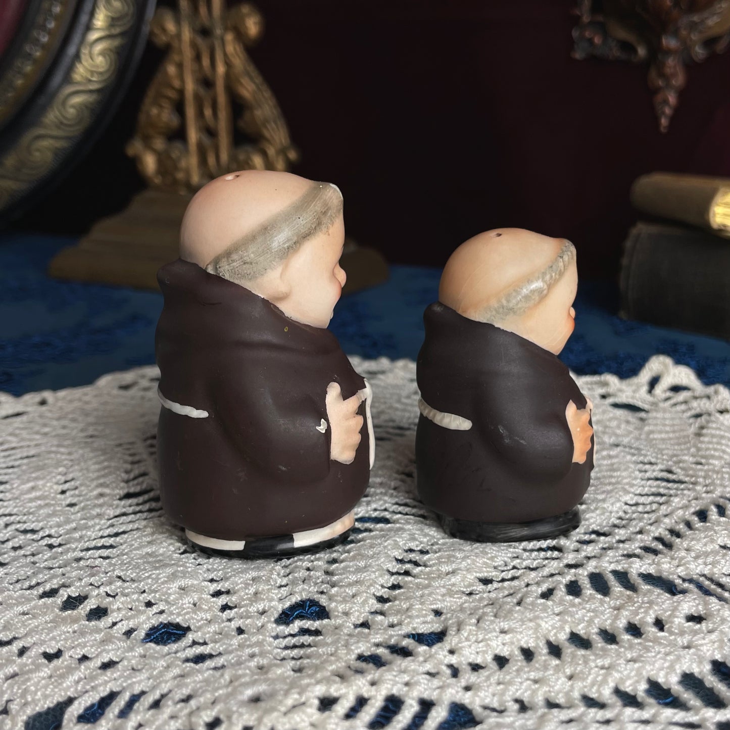 Monk Salt and Pepper Shakers