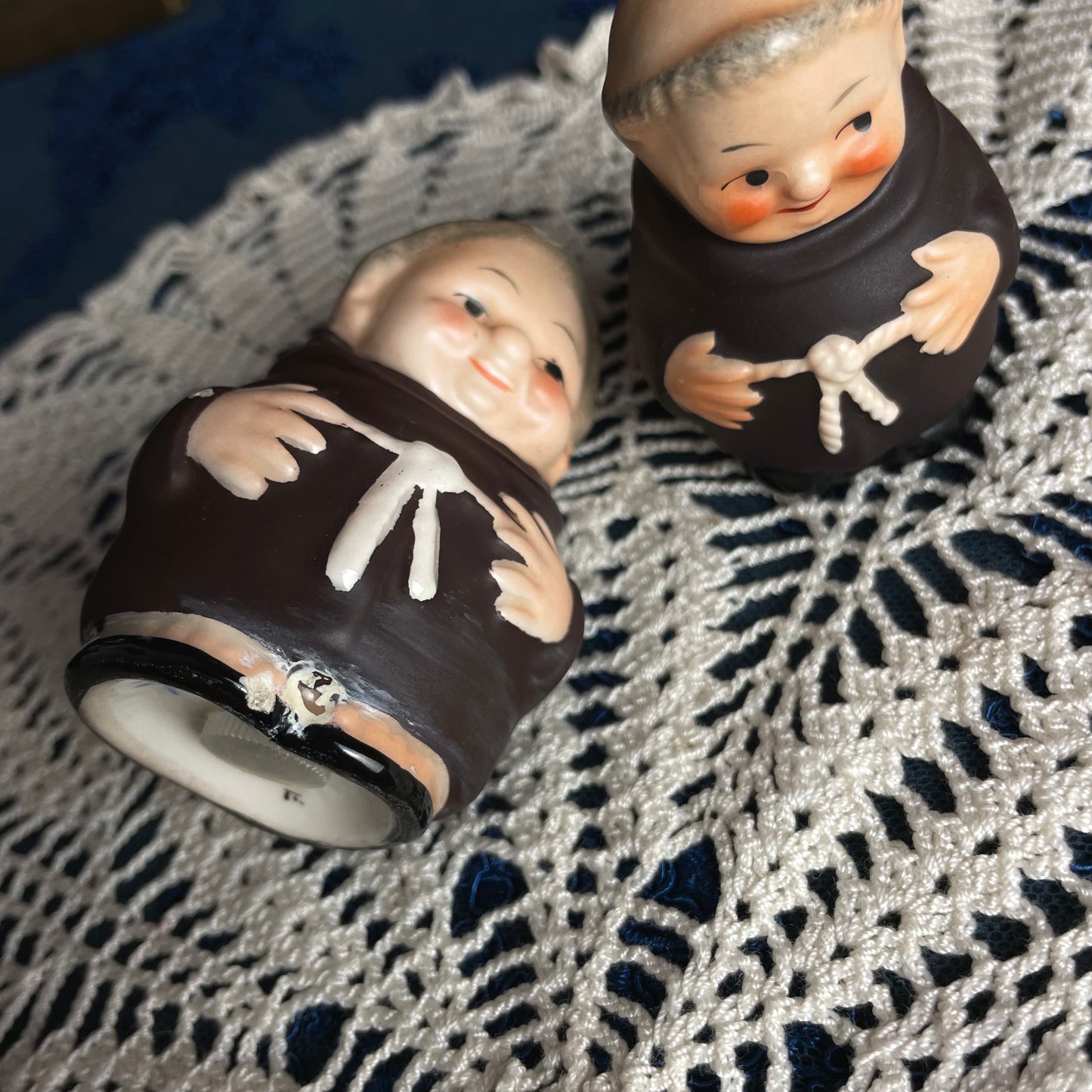 Monk Salt and Pepper Shakers